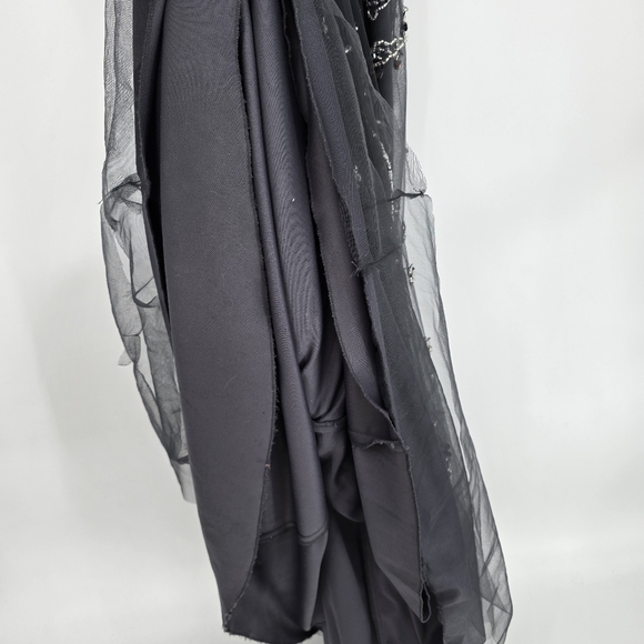 JOVNI prom wedding bridesmaid grey beaded long sweetheart dress 8 - Picture 11 of 11